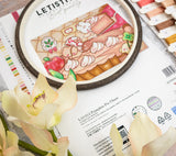 Presentación del kit Letistitch L10-013 Pumpkin Pie Chase