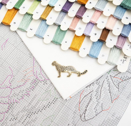 Kit de Punto de Cruz Letistitch L10-014 Tiger's Embrace – contenido y detalles del kit (5)
