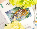 Kit de Punto de Cruz Letistitch L10-014 Tiger's Embrace – contenido y detalles del kit (6)