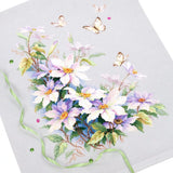 100-062 Clematis. Magic Needle Cross Stitch Kit