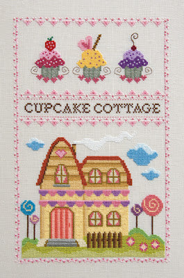 Cupcake Cottage - Kreuzstichmuster - Cottage Garden Samplings
