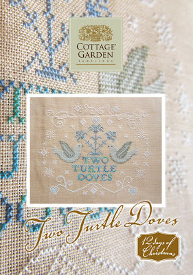 Two Turtle Doves - Gráfico Punto de Cruz - Cottage Garden Samplings