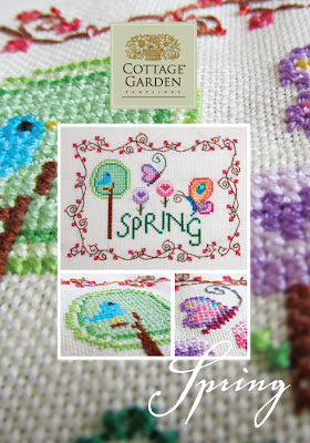 Spring - Gráfico Punto de Cruz - Cottage Garden Samplings