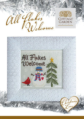 All Flakes Welcome - Kreuzstichmuster - Cottage Garden Samplings