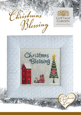 Christmas Blessing - Gráfico Punto de Cruz - Cottage Garden Samplings