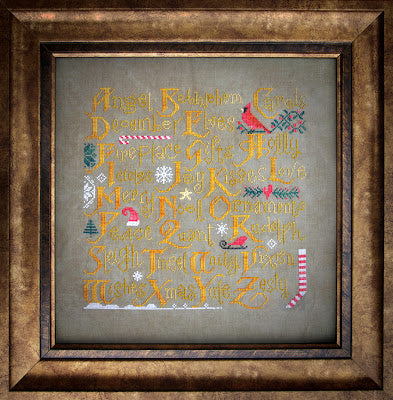 Weihnachts-Sampler - Kreuzstichmuster - Cottage Garden Samplings