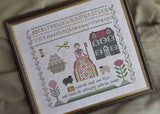 Needleworker's Sampler Proverbs 31:13 - Gráfico Punto de Cruz - Cottage Garden Samplings