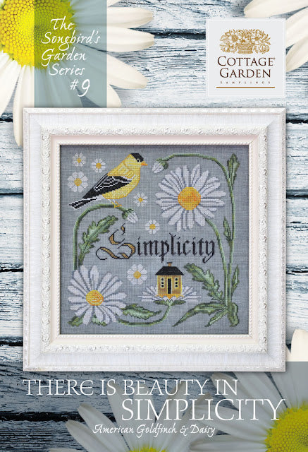 There Is Beauty In Simplicity - Gráfico Punto de Cruz - Cottage Garden Samplings