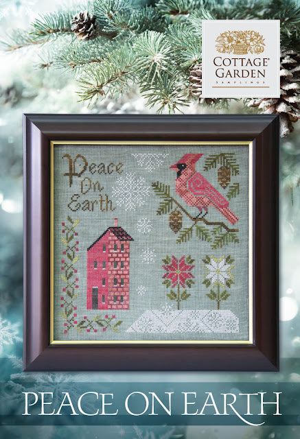 Peace On Earth - Gráfico Punto de Cruz - Cottage Garden Samplings