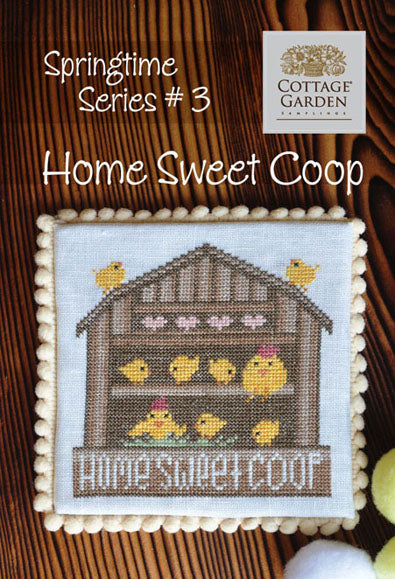 Home Sweet Coop - Kreuzstichmuster - Cottage Garden Samplings