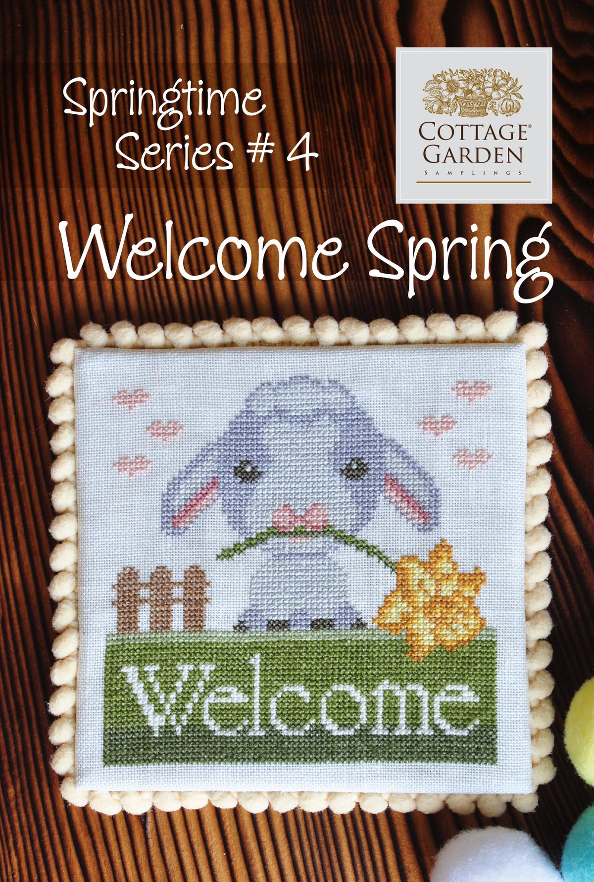 Willkommen Frühling - Kreuzstichmuster - Cottage Garden Samplings