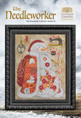 The Needleworker - Cross Stitch Chart - Cottage Garden Samplings
