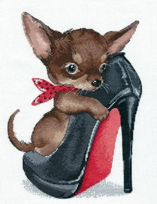 On the Louboutins - 1117 OVEN - Cross Stitch Kit