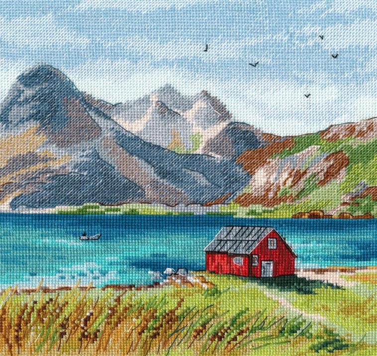 1280 Lofoten Islands - OVEN - Cross Stitch Kit