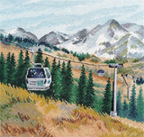 Mount Chimbulak - 1284 OVEN - Cross stitch kit