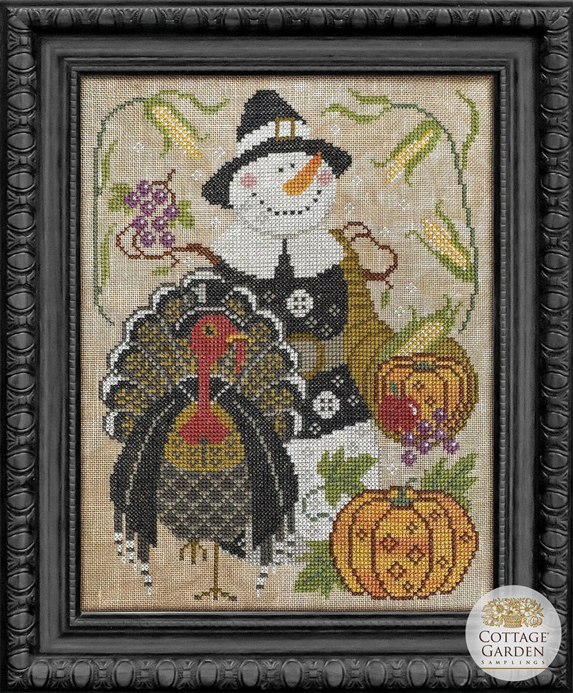 The Pilgrim - Cross Stitch Chart - Cottage Garden Samplings