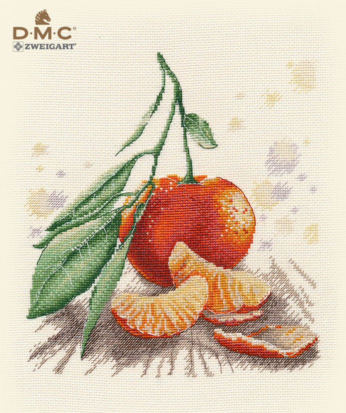 Kit de punto de cruz Oven '1312 – Mandarín / 1312 / Kit de punto de cruz 19x21 cm