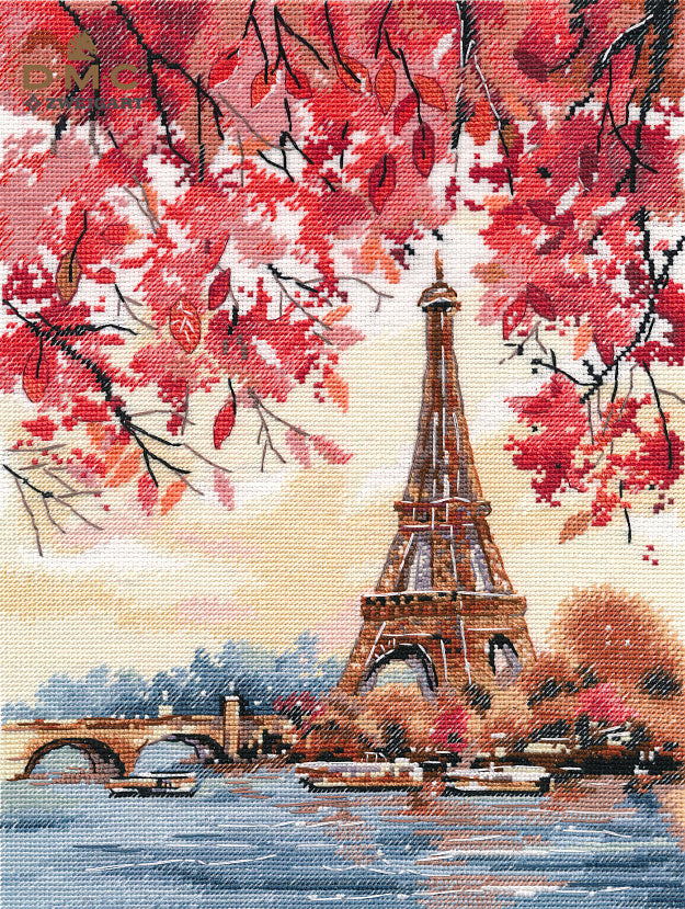 El romance de París. Eiffel - 1373 OVEN - Kit de punto de cruz