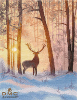 En el bosque de invierno - 1399 OVEN - Kit de punto de cruz