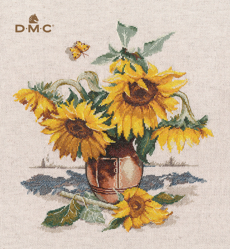 sunny flowers. Sunflowers - 1400 OVEN - Cross stitch kit