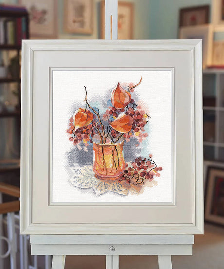 Still life with physalis - 1423 OVEN - Cross stitch kit
