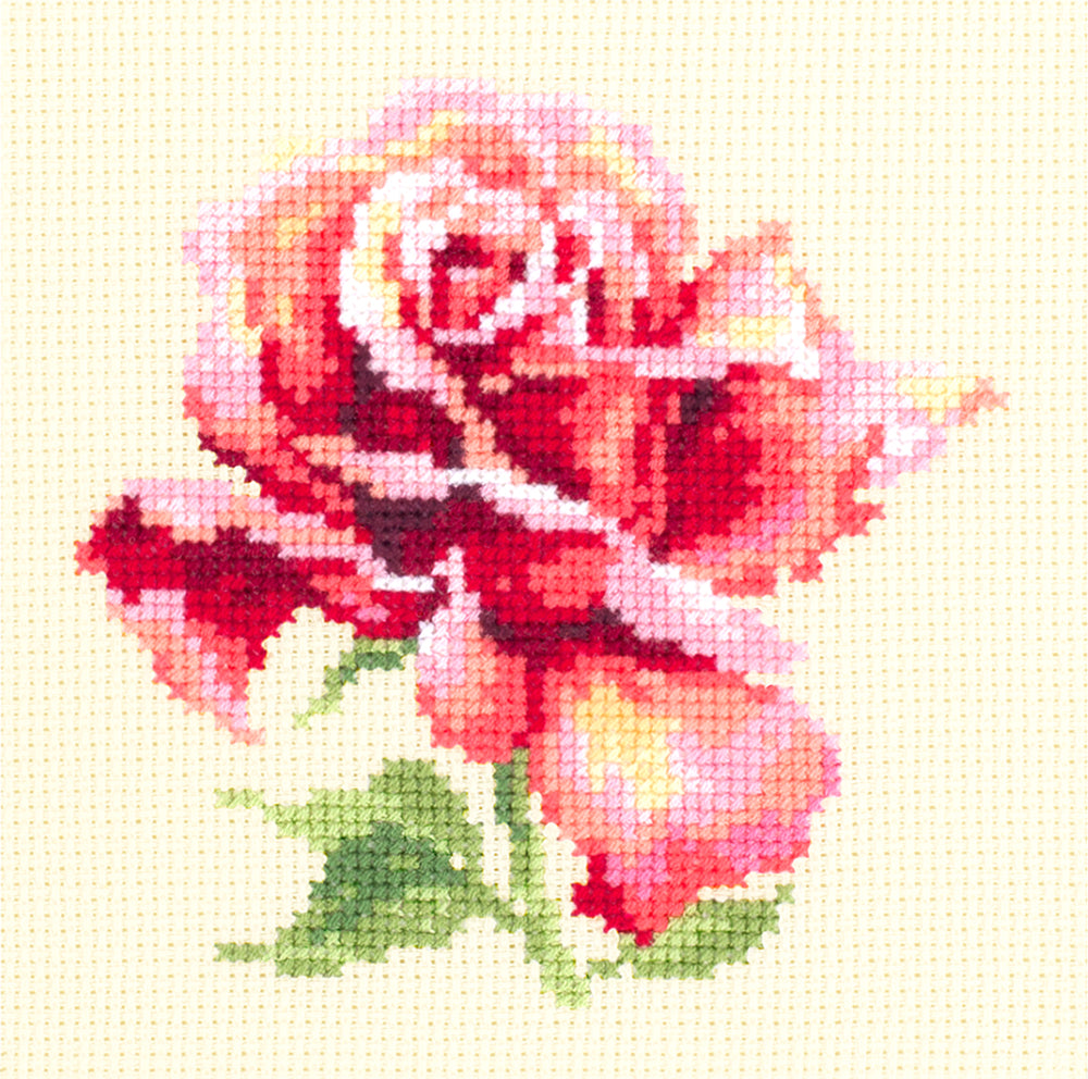 Cross Stitch Kit Beautiful Rose - Magic Needle 150-001