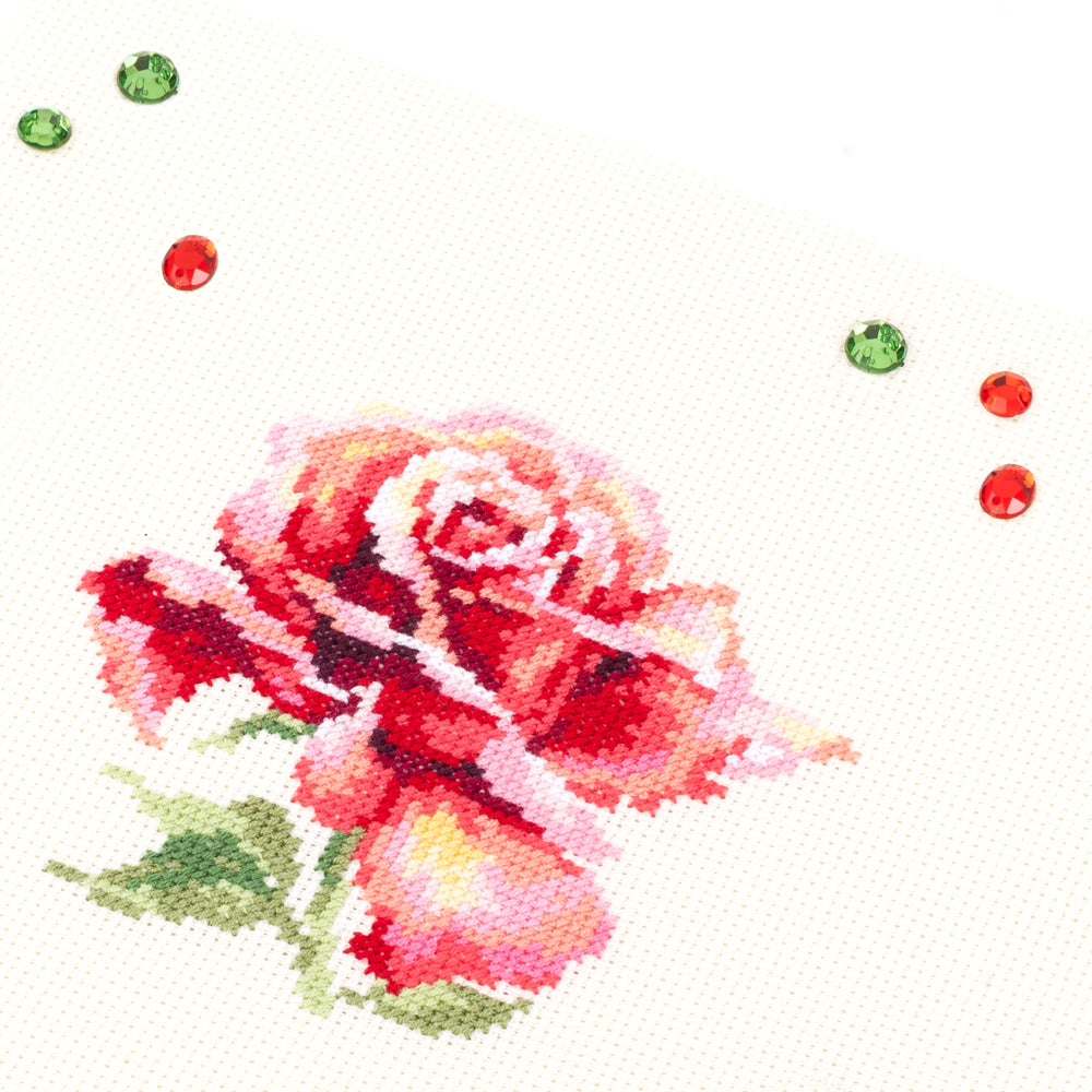 Kit de Punto de Cruz Hermosa Rosa - Magic Needle 150-001