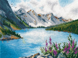 Cross stitch kit. Mountain Lake - 1506 OVEN