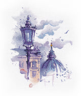 Cross stitch kit. Architecture and Lantern - 1526 OVEN