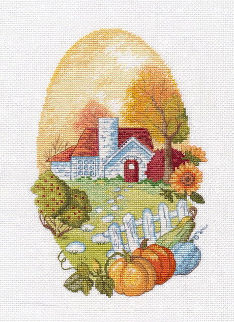 Cross stitch kit. Autumn Mood - 1528 OVEN