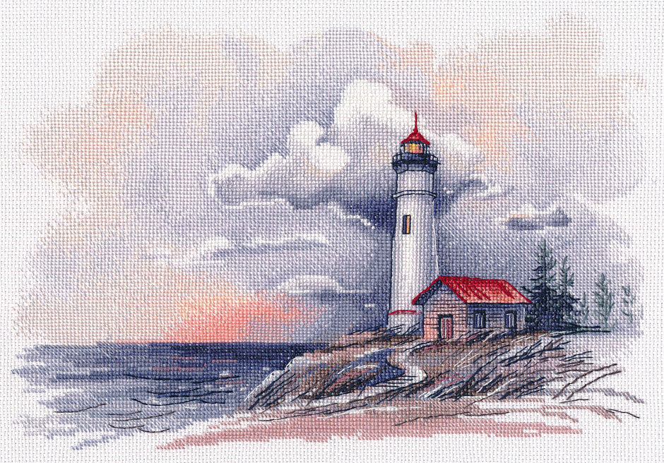 Cross stitch kit. Lighthouse - 1532 OVEN