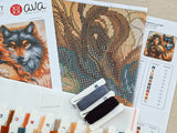 AVA P076 – Le Guerrier et le Loup | Kit de point de croix fantaisie