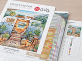 AVA Signature Collection P017 El Hogar es Donde Aparcamos – Kit de Punto de Cruz Contado