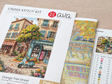 AVA Signature Collection P062 Calle del Naranjo – Kit de Punto de Cruz Contado