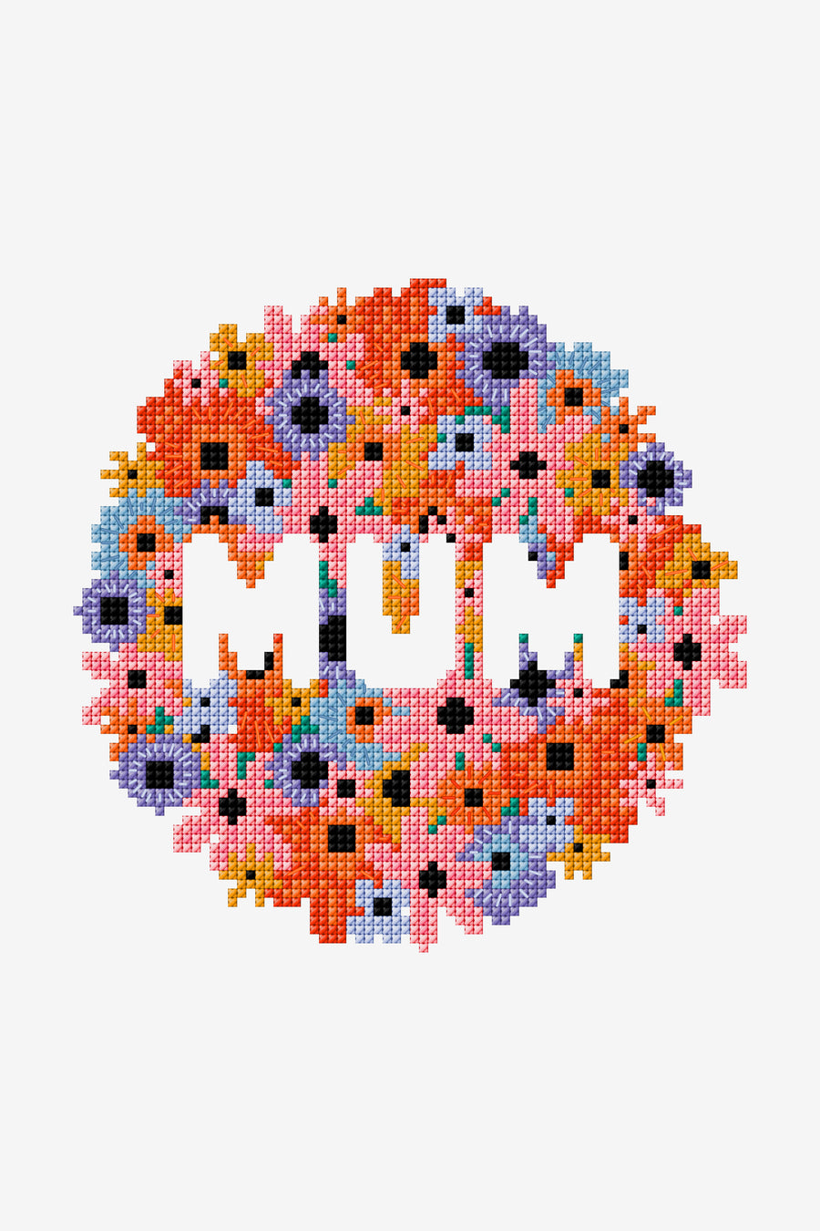 Gráfico de punto de cruz gratuito Las flores de mamá de DMC - PDF