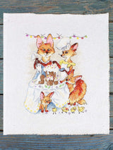 Kit de punto de cruz MP Studia SM-1249 Festive Dinner – Cena Festiva 15x20 cm