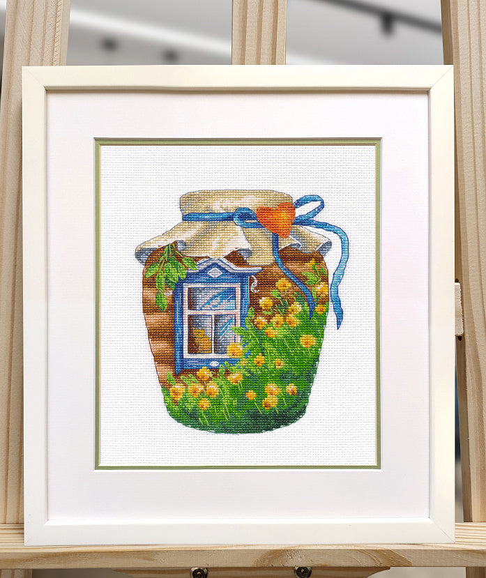 Oven 1657 "Summer in a Jar" Cross Stitch Kit – Lovely Design