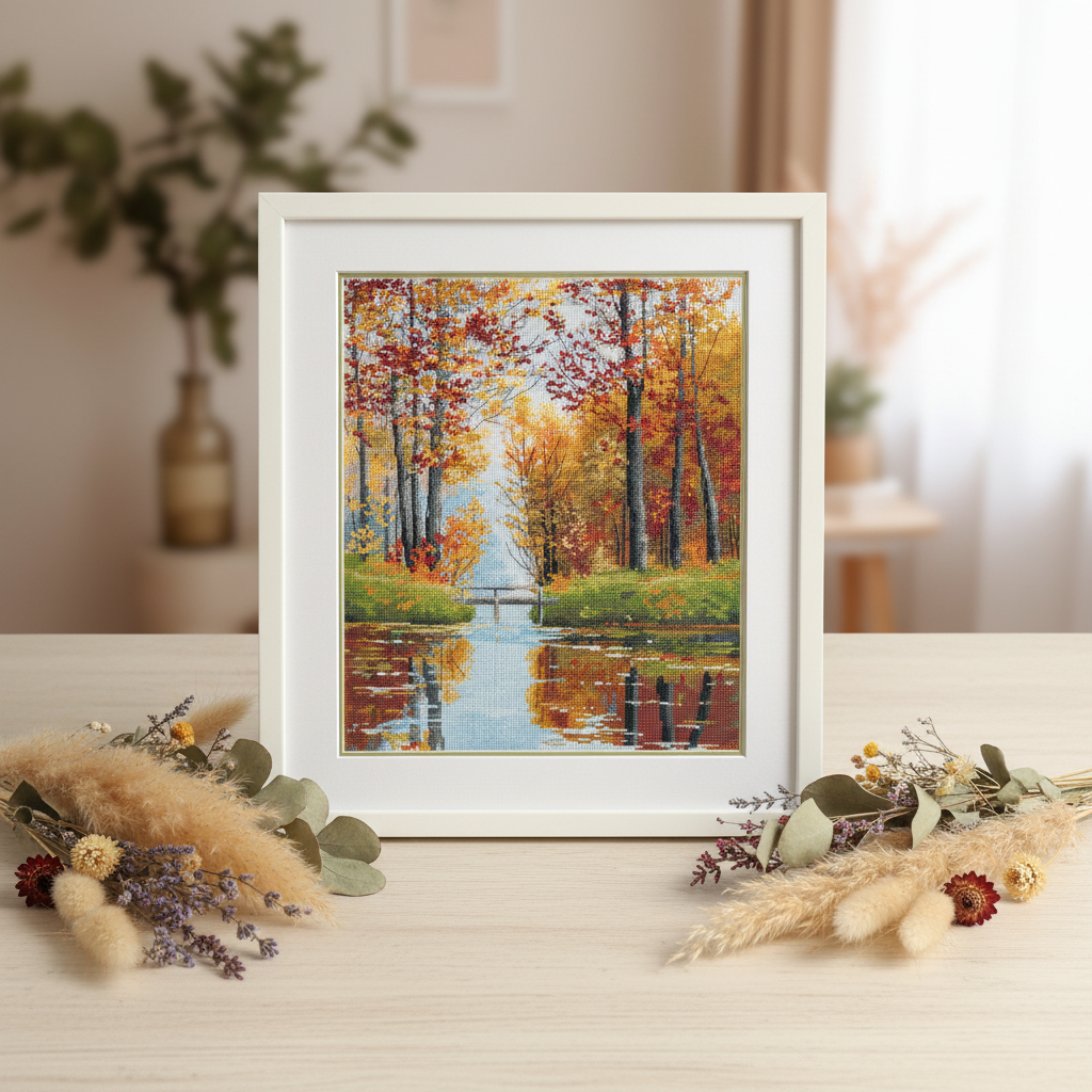 Oven Cross Stitch Kit - "Autumn Has Come" (1642)