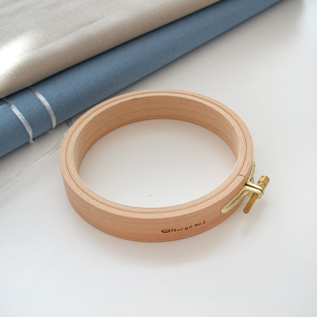 120 24mm Nurge Wooden Circular Hoops: A Sturdy Companion for Exquisite Embroidery