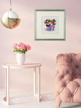 Kit de Punto de Cruz Riolis 2003 – Tulips Hat Box (Aida 14 ct)