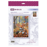 Kit de punto de cruz Riolis SR2303 – “Encuentro en el bosque”