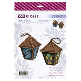 Kit de Punto de Cruz Riolis 2310AC – Lanterns Fairytale (lienzo plástico, decoración 3D)