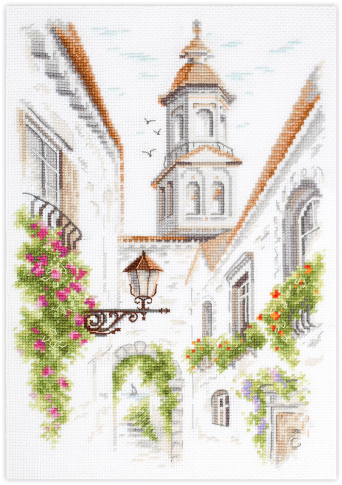 Kit de Punto de Cruz Magic Needle - Calle Antigua, 250-214