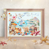 250-707 Coastal Breeze. Magic Needle Cross Stitch Kit