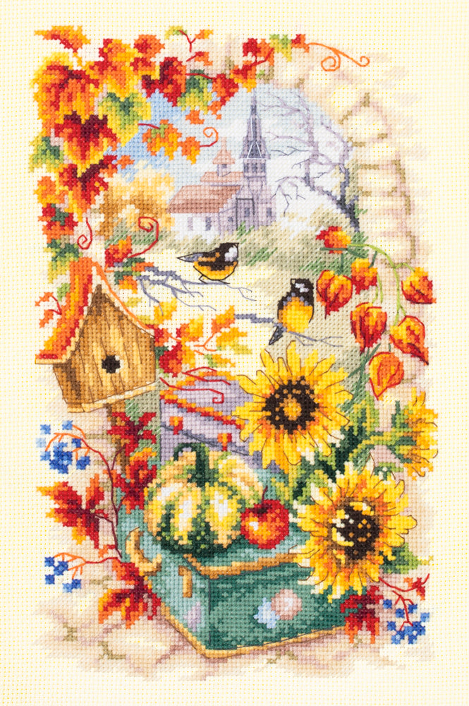 Kit de punto de cruz Magic Needle 250-734 – Historia de Otoño