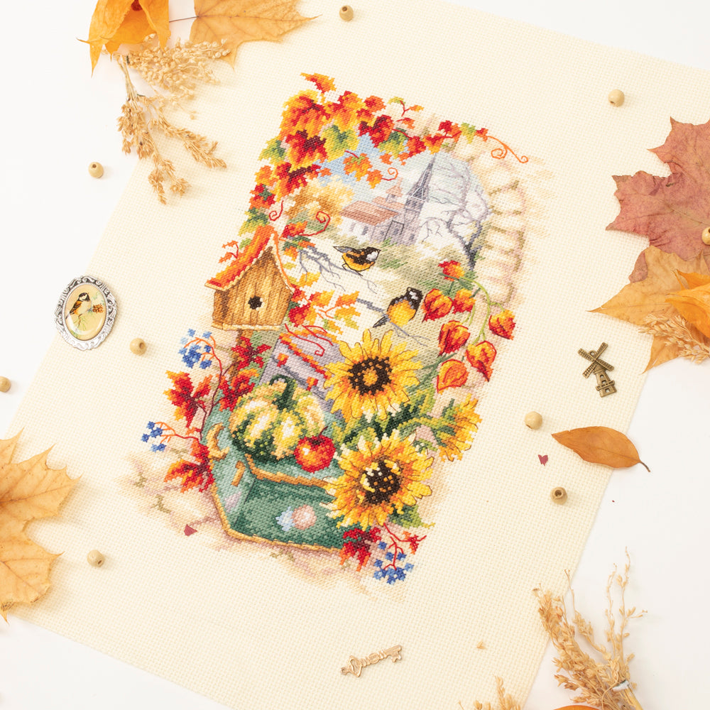 Kit de punto de cruz Magic Needle 250-734 – Historia de Otoño