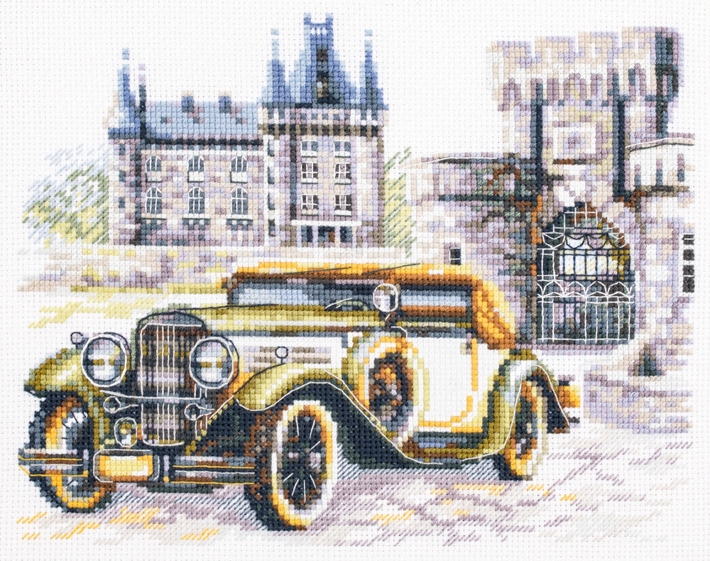 250-744 Vintage style. Classic. Magic Needle Cross Stitch Kit