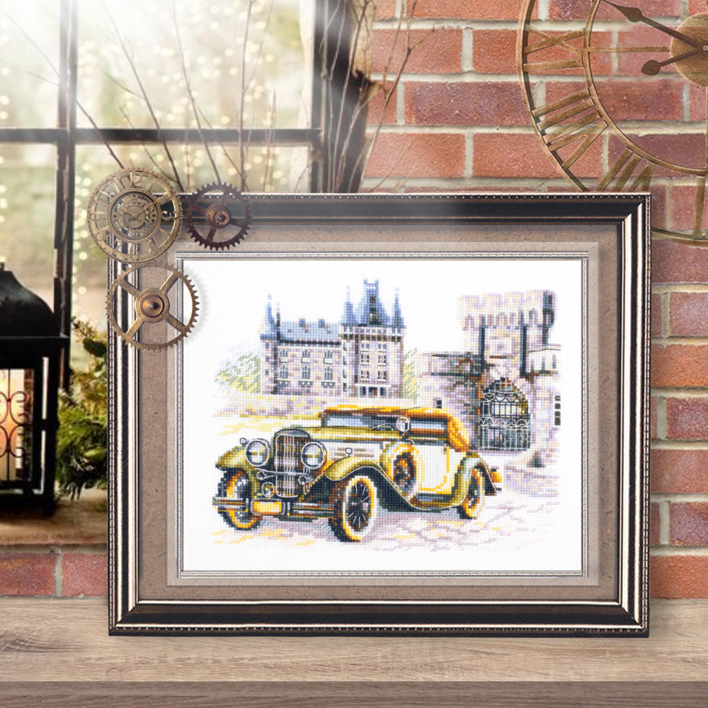 250-744 Vintage style. Classic. Magic Needle Cross Stitch Kit