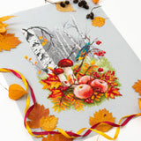 250-954 Fall Harvest. Magic Needle Cross Stitch Kit