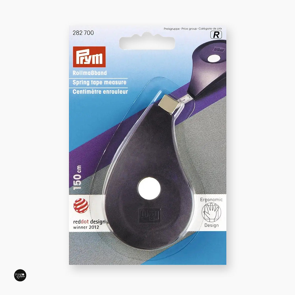 Prym 282701 Mètre à ruban automatique ergonomique